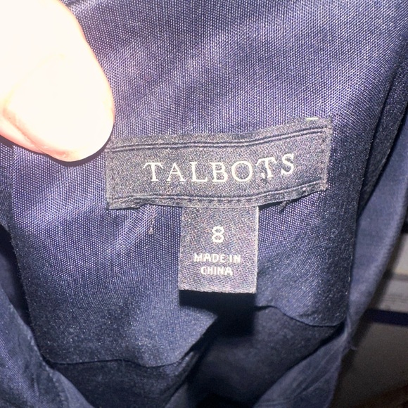 Talbots Midnight Blue Button Down Shirt - Picture 2 of 14